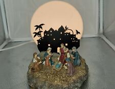 VTG Nativity Scene With Light Great Visual Great Piece picture