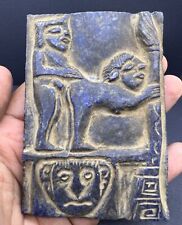 Bactrian Era Two Different Kamasutra Sex Postions Engrave Lapis Stone Relief Til picture
