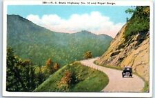 Postcard - North Carolina State Highway No. 10 and Royal Gorge - North Carolina picture