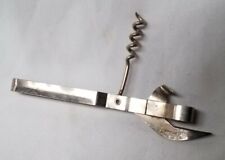Early Vaughans USA Pat Tempered Tool Steel Manual Can & Bottle Opener/ Corkscrew picture