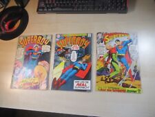 SUPERMAN #205 SUPERBOY #145 166 DC SILVER BRONZE 3 COMICS LOT READERS picture