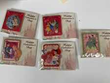 2024 Disney WDI DEC Pin Set Princess Happy Valentine’s Day V-Cards Pin LE 300 picture