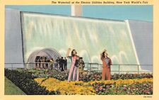 Waterfall at the Electric Utilities Building New York World's Fair 1939 picture