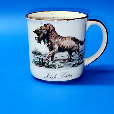 Vintage 1980s IRISH SETTER Coffee Tea Cup Mug - CLEAN - Dog Hunt Fish Outdoors picture