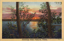 Greetings From Palmyra,PA Tichnor Lebanon County Pennsylvania Linen Postcard picture