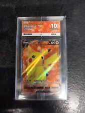 Pokemon Cards PIKACHU V 157/172 FA ACE LABEL 10 - BRILLIANT STARS - GEM MINT picture