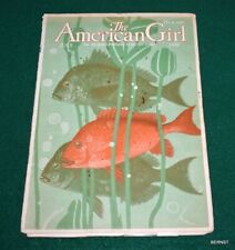 VINTAGE GIRL SCOUT - 1936 AMERICAN GIRL - JULY picture