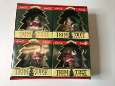 Vintage X-mas “Brand New” 1994 Coca-Cola Ornaments TRIM A TREE COLLECTION picture