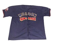 Vintage Molson Beer Baseball Jersey Shirt  3Xl  1993 Slo Pitch Softball picture