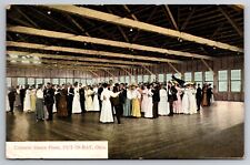 Colonial Dance Floor Put-in-Bay Ohio OH 1908 Postcard picture