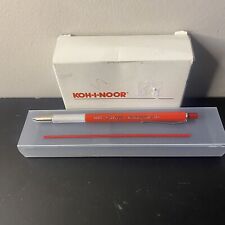 Vintage KOH-I-NOOR  RED Technigraph 5611/c Mechanical Lead Pencil With Red Lead picture