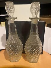 GLASS DECANTERS-IDENTICAL PAIR picture