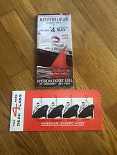 4 Aces Deck Plan & Rates Brochure / American Export  picture