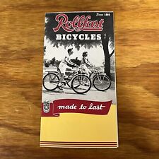 ROLLFAST BICYCLES MADE TO LAST SINCE 1895 BROCHURE BICYCLE CATALOG VINTAGE NOS picture