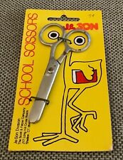 Vintage Ja-Son Jason Children's School Scissors 4 ½” - Blunt Nose - NOS Made USA picture