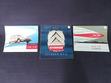 Three 1959/60 Citroen DS19 & ID19 car brochures picture