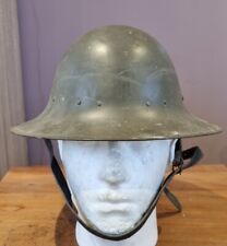 Rare Original WW2 Dutch Zuckerman Helmet 1940 British Made picture