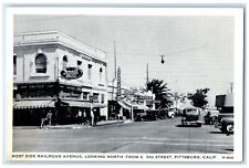 c1950s West Side Railroad Ave. Rexall Drugstore Pittsburg California CA Postcard picture