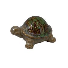 Adorable Art Pottery Turtle with Shell, Gorgeous Colors picture