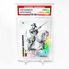 GENERAL HARRISON Art Card 2023 GleeBeeCo Holo Figures Slabbed #7BCC-L /49 picture