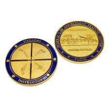 FLETC Firearms Instructor Challenge Coin Law Enforcement Trainer  picture