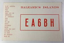 Balearics Island Spain QSL Card 1970 Mateo Campomar Palma De Mallorca picture