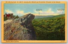 Blowing Rock, NC - North Carolina - w Mt. Mitchell + Grandfather Mt. - Postcard picture