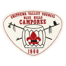 1966 Blue Hills Camporee Chippewa Valley Council Patch Wisconsin Scouts BSA WI picture