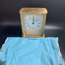 Tiffany & Co. Vintage Quartz Movement Portfolio Desk Clock West Germany Read MCM picture