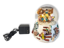 Vintage 2000 Disney Snow White & Seven Dwarfs Mr. Christmas Automated Snow Globe picture