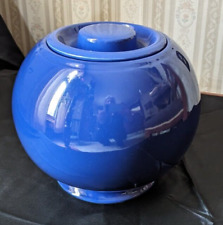 Fiesta HLC Kitchen Kraft Large Cobalt Ball Jar & Lid Fiestaware picture