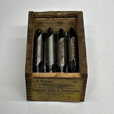(11) Vintage J.T. Slocomb Double End Drill Bits/Tips With Original Box, No Lid picture