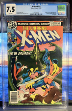 X-MEN #115 CGC 7.5 WHITE PAGES  SAURON APPEARANCE 1978 picture