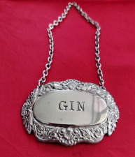 Vintage DECANTER LABEL GIN with Stylish Design MADE IN ENGLAND UK seller picture