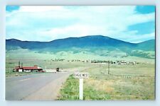 Eagle Nest New Mexico US HWY 64 Lake Trout Fisherman's Paradise Postcard C6 picture