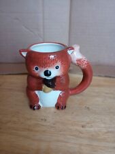 Threshold 3D Stoneware Red Squirrel  Acorn Coffee Mug Cup Wildlife picture