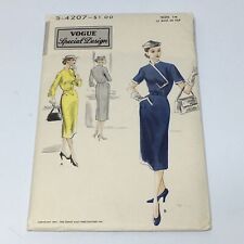 Dress Vintage Vogue Special Design v4207 Uncut Sewing Pattern 1950s Bust 32  picture