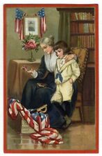 Tuck MEMORIAL DAY Frances Brundage Grandmother Grandson Postcard CIVIL WAR Vet picture