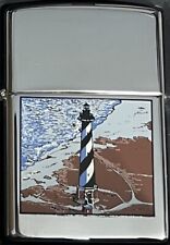 ZIPPO 1999 CAPE HATTERAS LIGHTHOUSE POLISHED CHROME LIGHTER SEALED IN BOX 75N picture