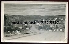 FLIN FLON Manitoba 1940s Ross Street. Real Photo Postcard picture