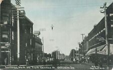 OELWEIN IA - East Charles Street Looking West Postcard picture