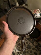 Wapak Indian Head #8 Round Hand Griddle Cleaned picture