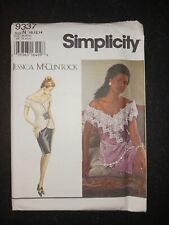 Simplicity Misses' Dress Jessica McClintock 10-14 Pattern 9337 UNCUT picture