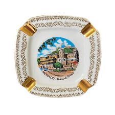 Monaco Palais du Prince Ashtray - Palace Souvenir Porcelain Trinket Dish Vintage picture