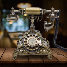 Retro Vintage Antique Handset Landline Telephone Old Fashion Home Dial Phone picture