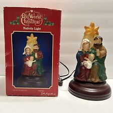 MERCK Family’s Old World Christmas Nativity Decorative Light 5204 Rare picture