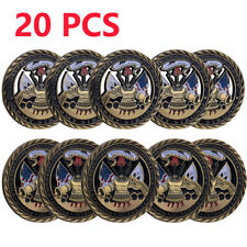 20PCS USA Army Strong Loyalty Duty Military Challenge Coin 1775 Collectible picture