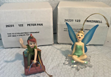 GROLIER Disney CHRISTMAS Magic TINKERBELL ORNAMENT And Peter Pan picture