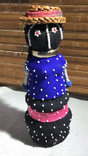 Vintage Ndebele Handmade South African Colorful Beaded Ceremonial Doll 8