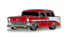 56 Chevy Nomad Red Car Lapel or Hat Pin 1956 Chevrolet New picture
